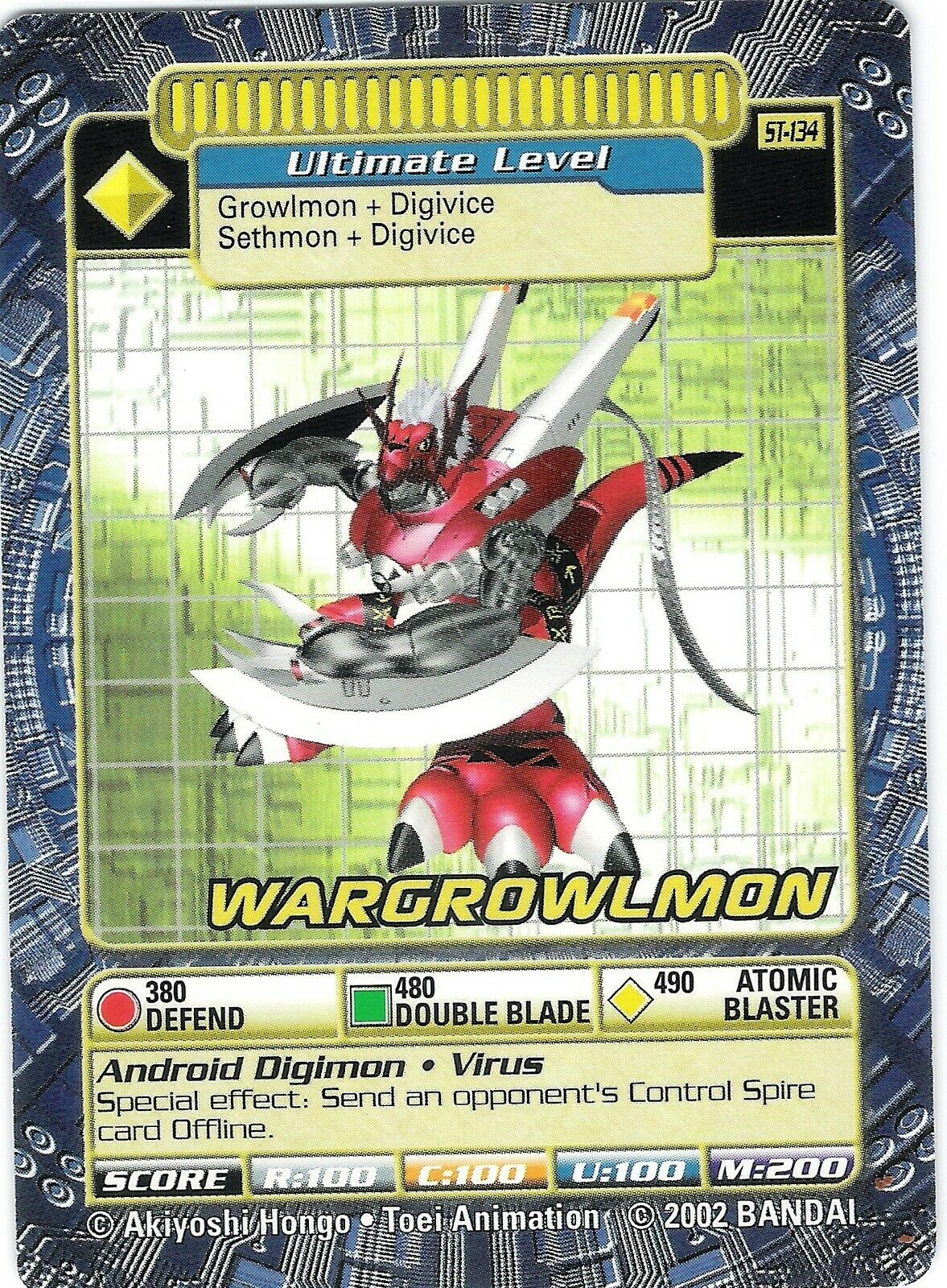 Wargrowlmon ST-134